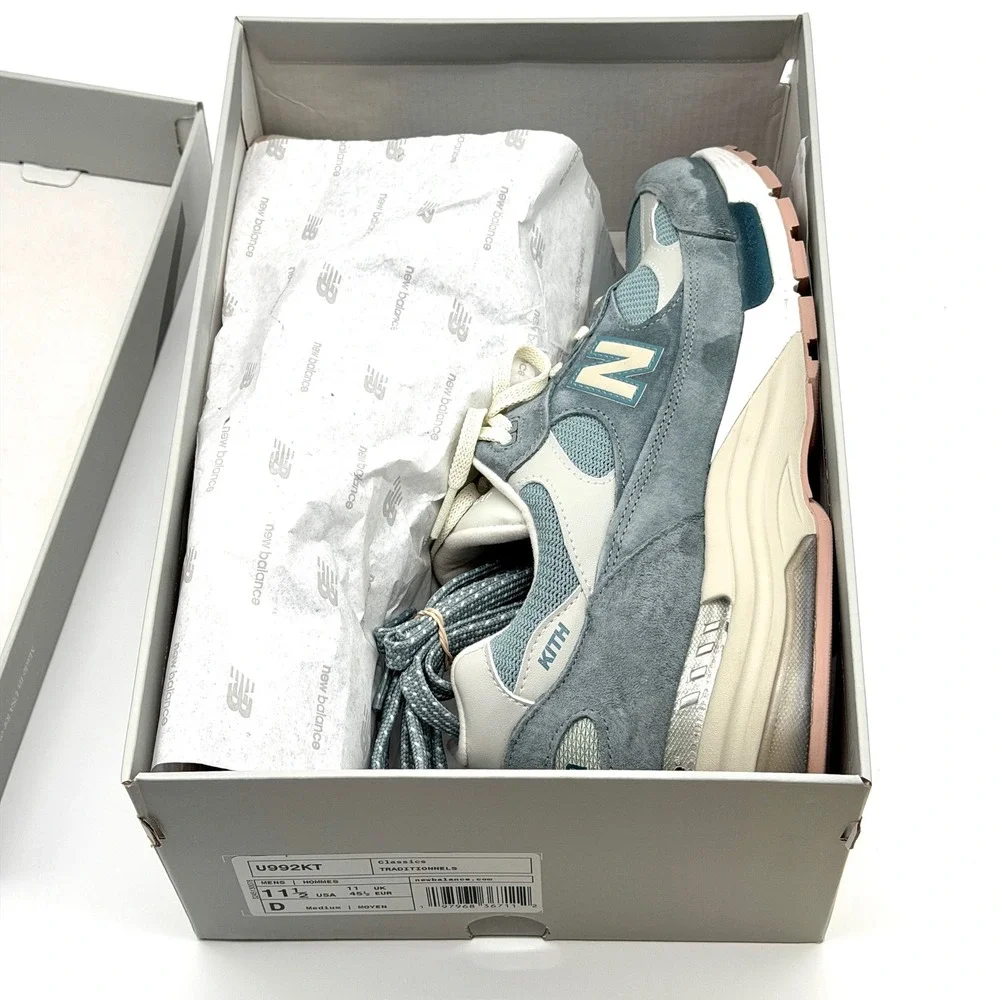 New Balance 992 Kith Steel Blue Mens 11.5 Made in USA U992KT Worn Once
